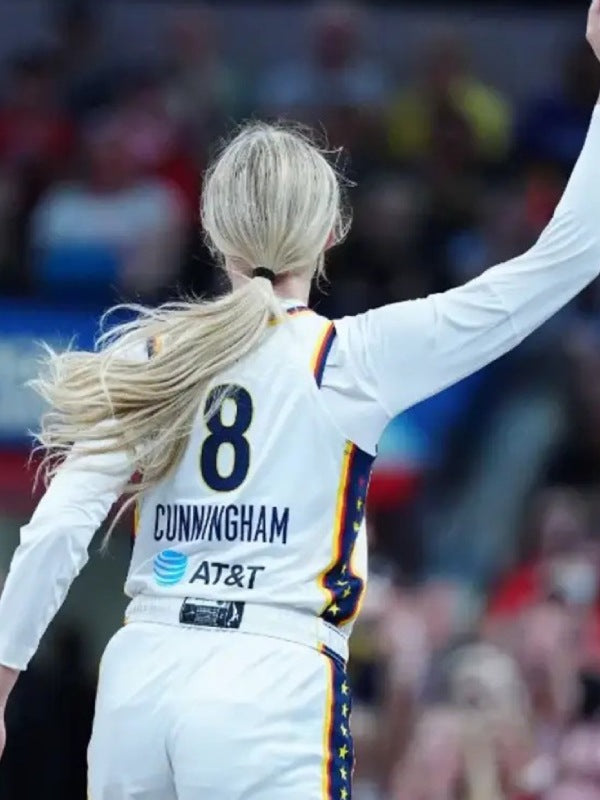 Sophie Cunningham Indiana Fever White Jersey WorthVee