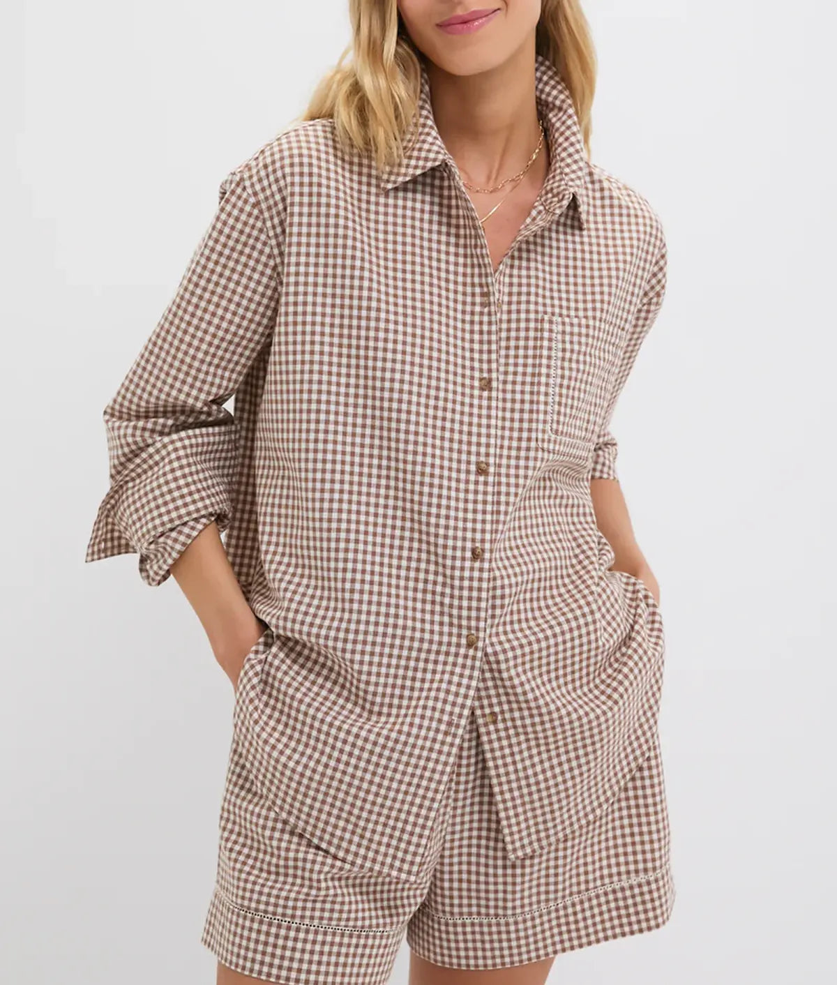 Southern Charm S11 Madison Lecroy Gingham Shirt