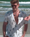 Southern Charm S11 White Pirate Printed Shirt