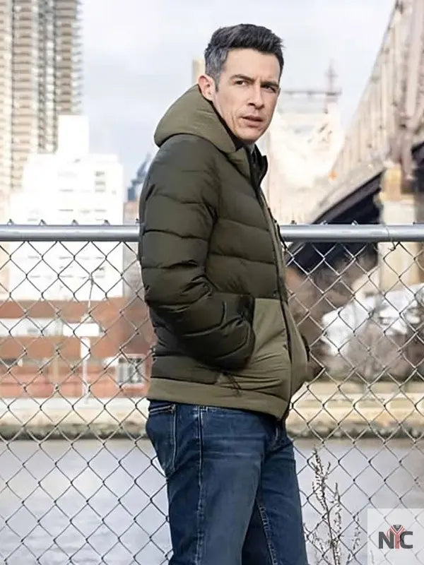 Special Agent Stuart Scola FBI S06 Green Puffer Jacket Clanton Jacket