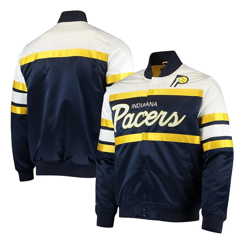 Special Script Indiana Pacers Navy Jacket WorthVee