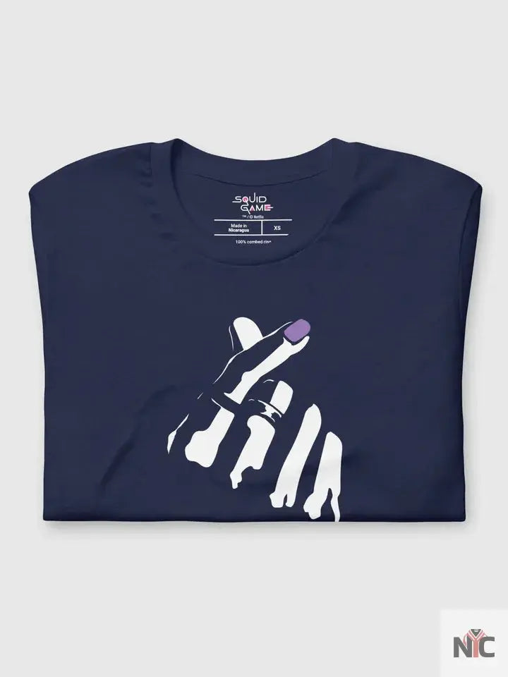Squid Game Thanos Finger Hearts Cotton T-Shirt Clanton Jacket