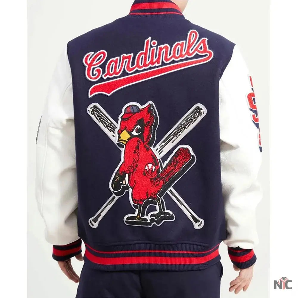 St Louis Cardinals Mash Up Varsity Jacket Clanton Jacket