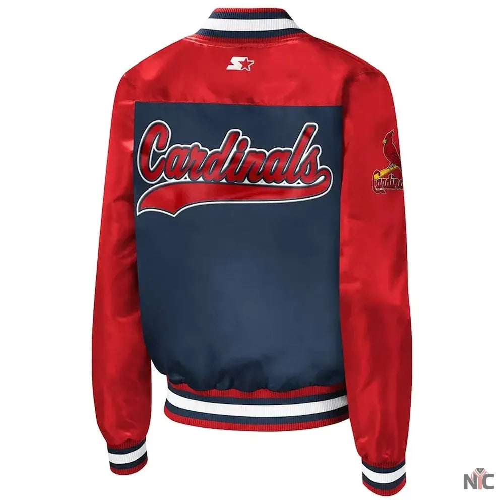 St Louis Cardinals The Legend Satin Jacket Clanton Jacket