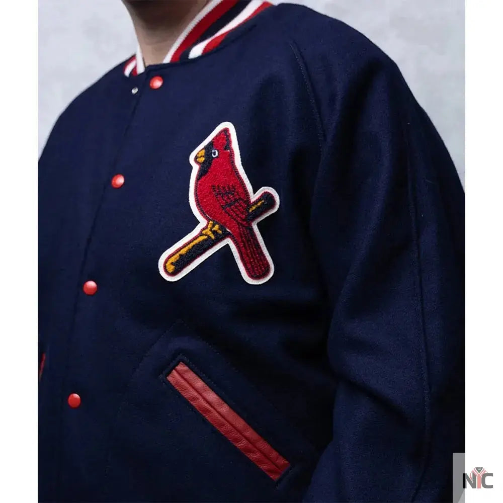 St. Louis Cardinals 1950 Wool Varsity Full-Button Jacket Clanton Jacket