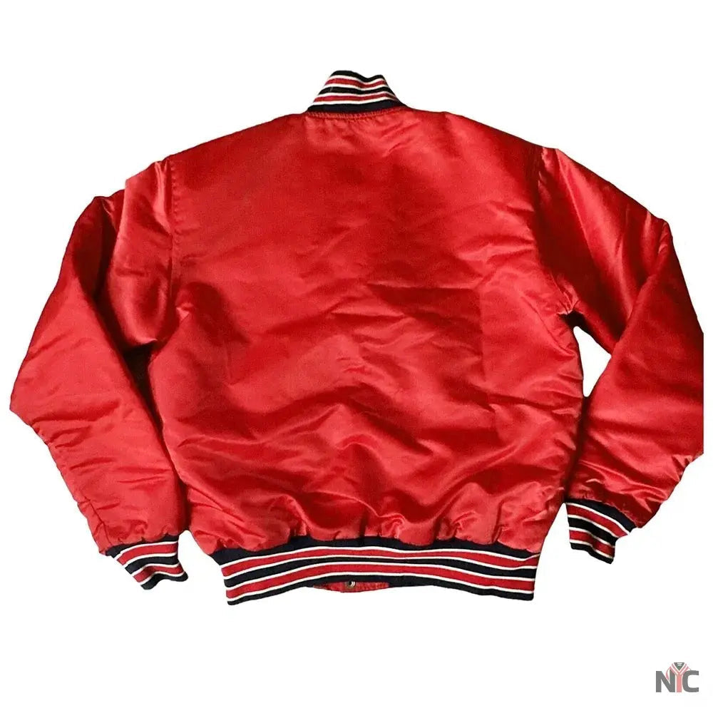 St. Louis Cardinals 1990’s Varsity Satin Jacket Clanton Jacket