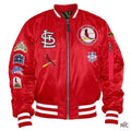 St. Louis Cardinals Bomber MA-1 Jacket Clanton Jacket