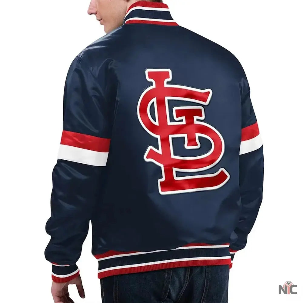 St. Louis Cardinals Home Game Satin Jacket Clanton Jacket