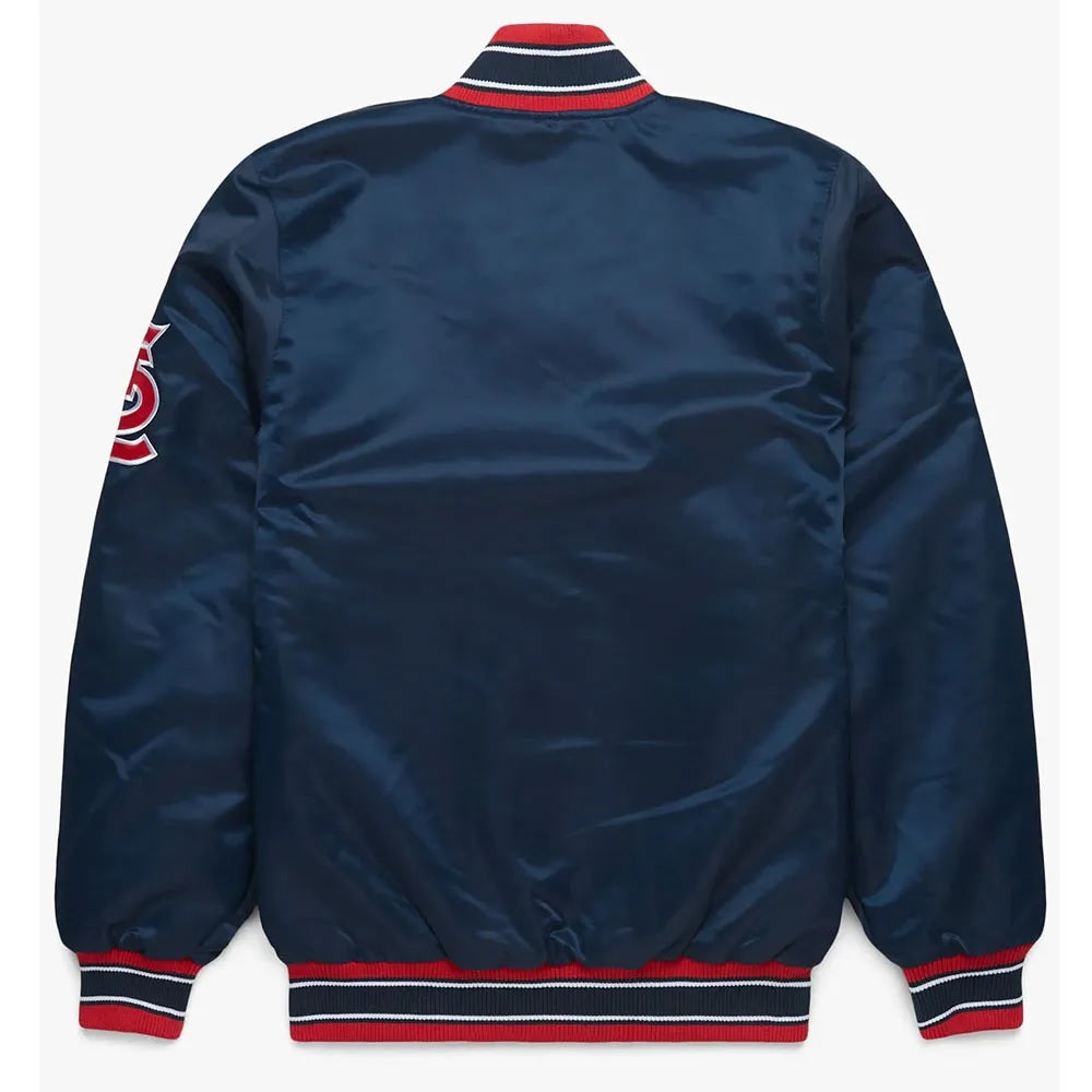 St. Louis Cardinals Navy Bomber Jacket WorthVee