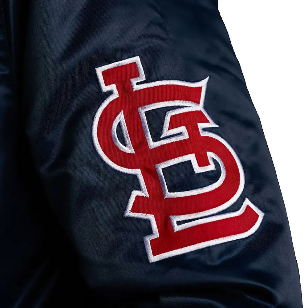 St. Louis Cardinals Navy Bomber Jacket WorthVee