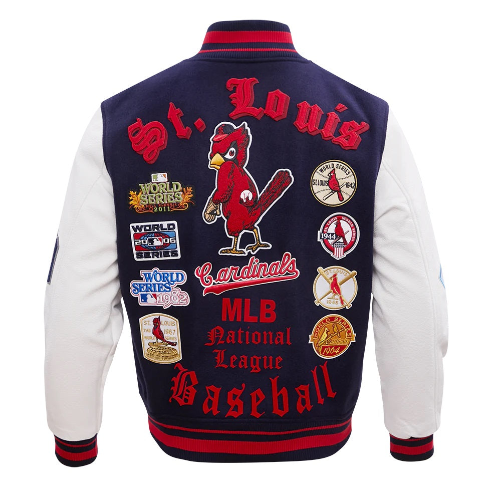 St. Louis Cardinals Old English Varsity Jacket WorthVee