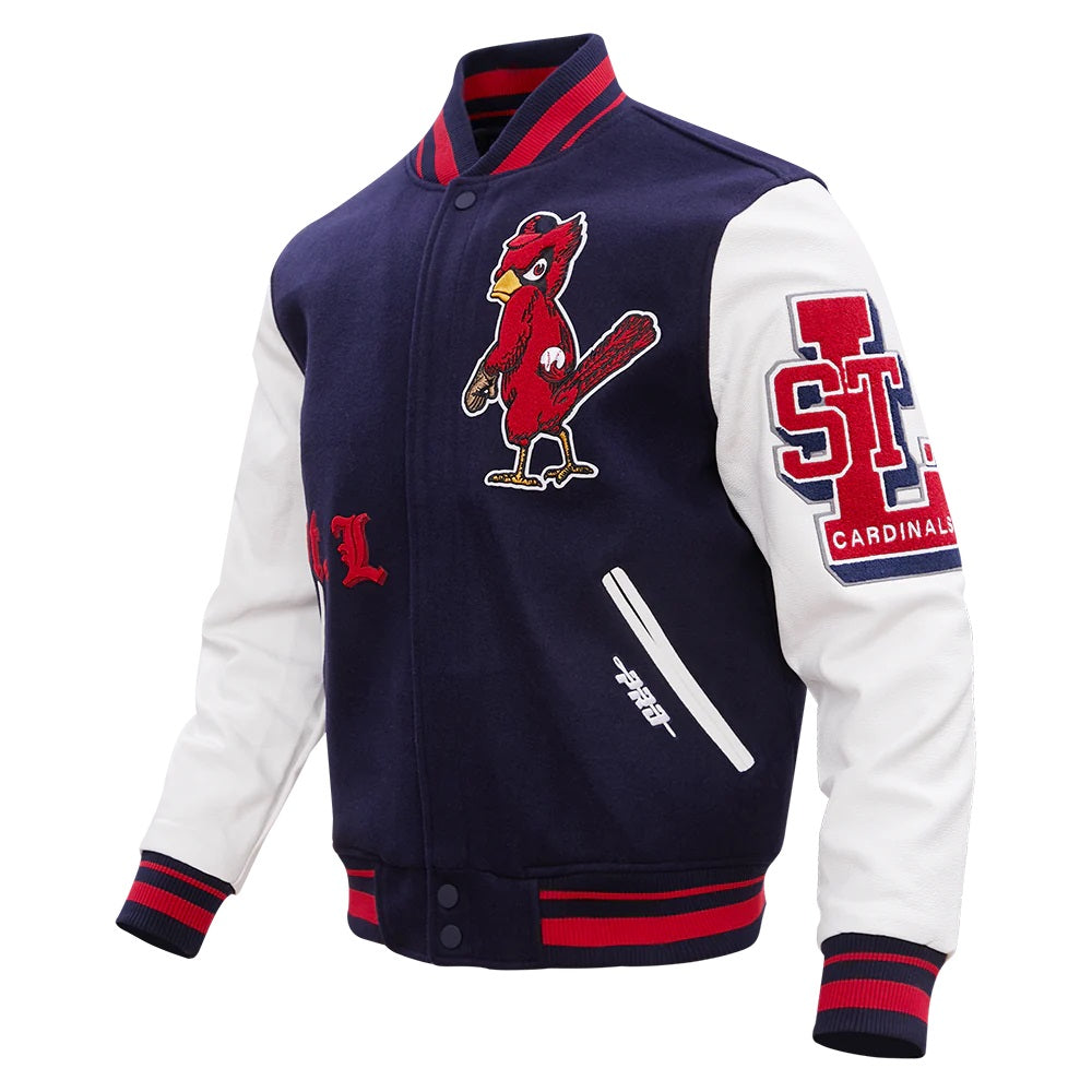 St. Louis Cardinals Old English Varsity Jacket WorthVee