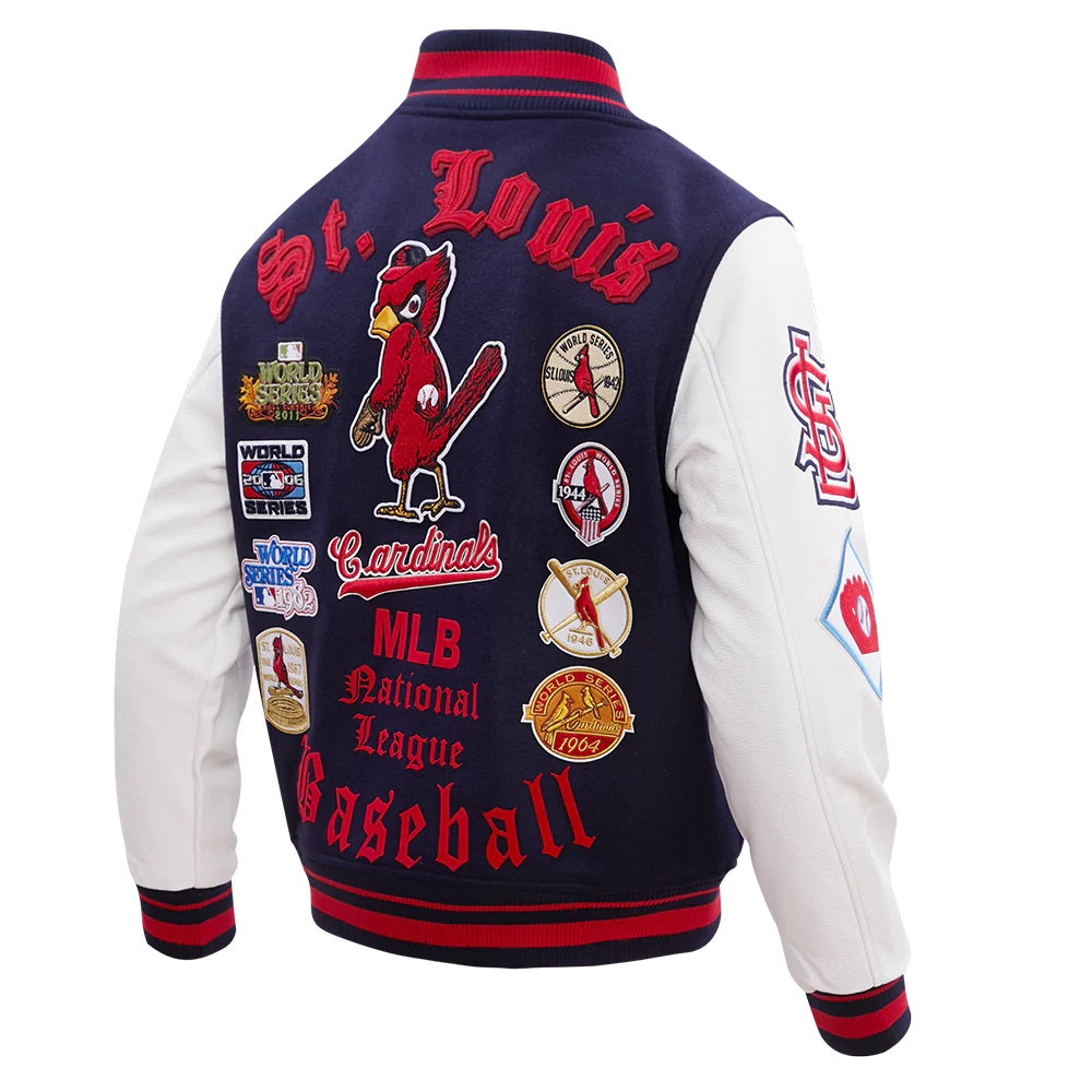 St. Louis Cardinals Old English Varsity Jacket WorthVee