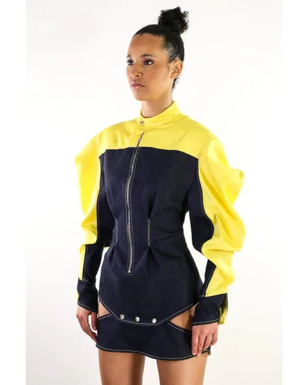 Star Academy 2025 Victor 2 Tone Denim Jacket