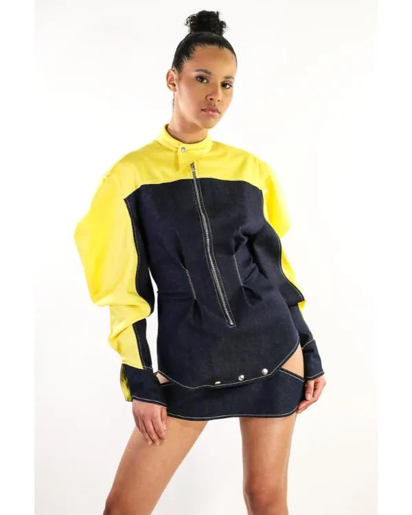 Star Academy 2025 Victor 2 Tone Denim Jacket