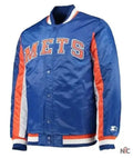Starter New York Mets Full-snap Varsity Jacket Clanton Jacket