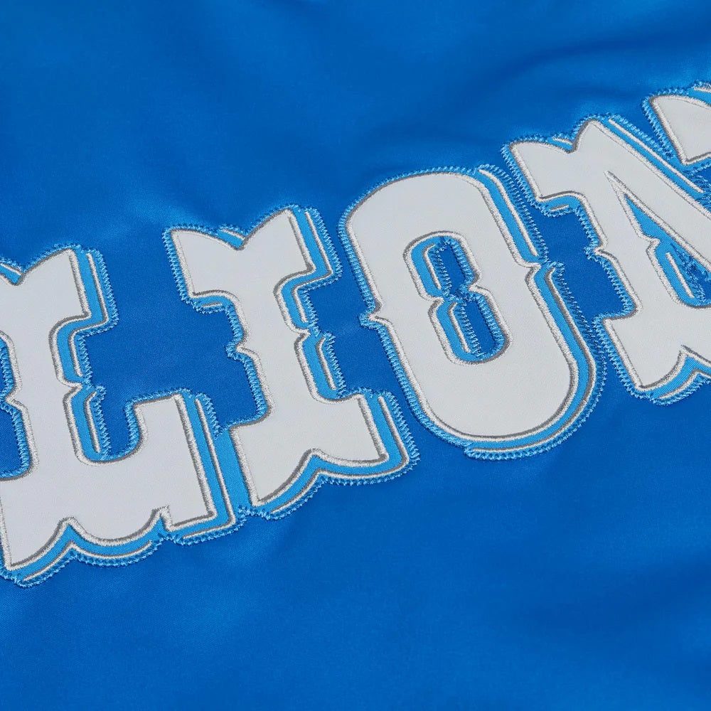 Starter Detroit Lions Heavyweight Satin Jacket WorthVee