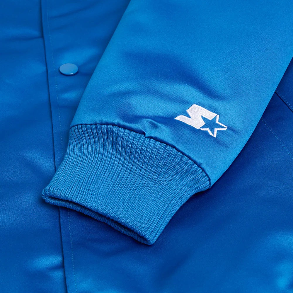 Starter Detroit Lions Heavyweight Satin Jacket WorthVee