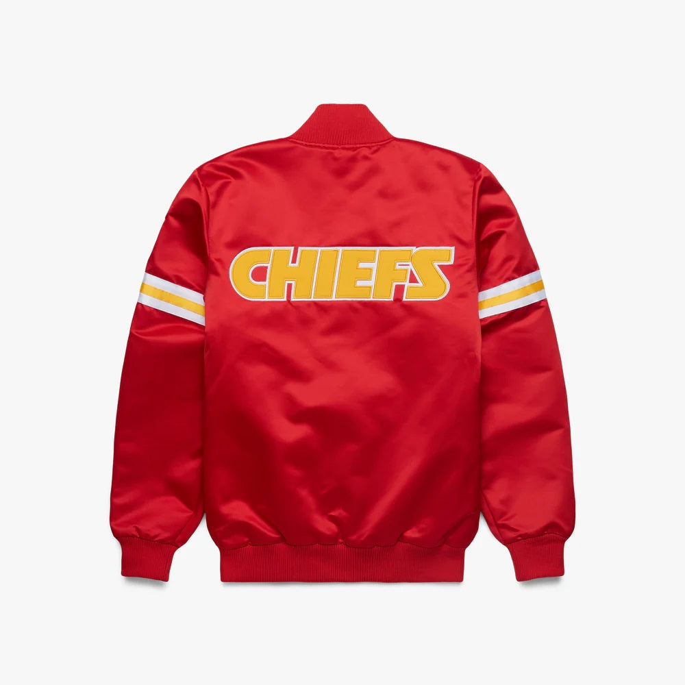 Starter Kansas City Chiefs Heavyweight Satin Jacket WorthVee