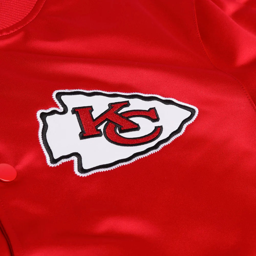 Starter Kansas City Chiefs Heavyweight Satin Jacket WorthVee