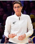 Stephanie White Indiana Fever White Sweatshirt Clanton Jacket