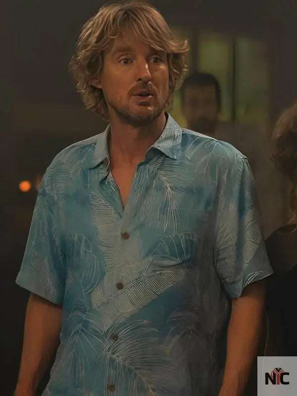 Stick 2025 Owen Wilson Blue Shirt Clanton Jacket