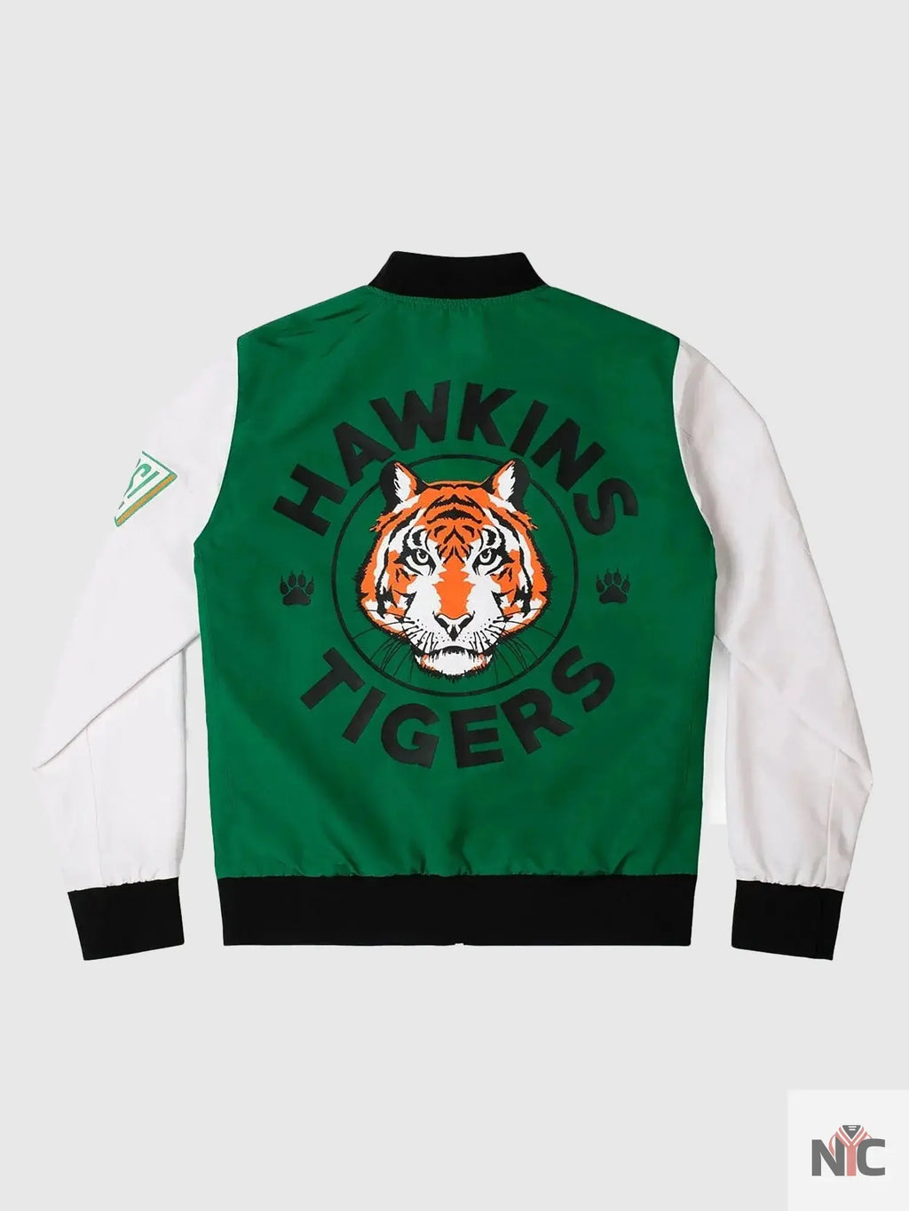 Stranger Things x Hawkins Tigers Reversible Bomber Jacket Clanton Jacket