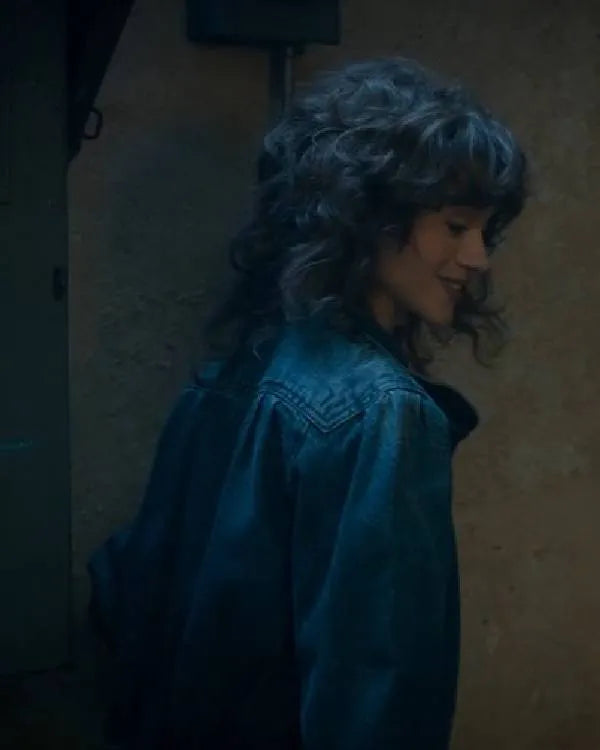 Stranger Things S05 Natalia Dyer Blue Denim Jacket