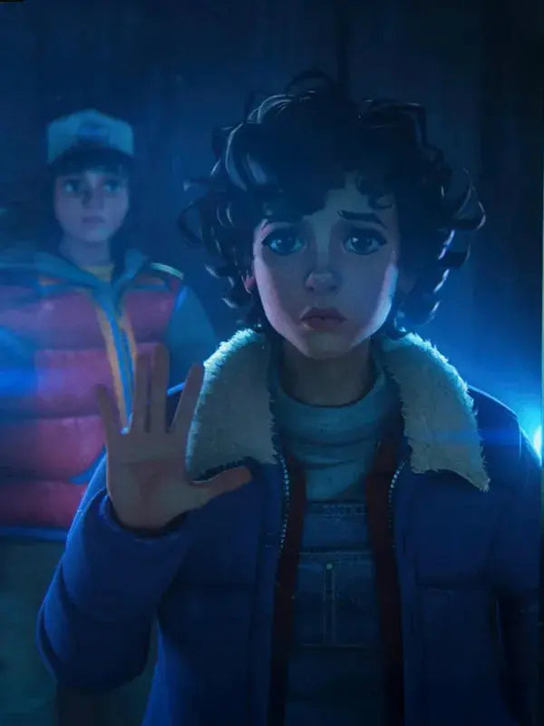 Stranger Things Tales from 85 Luca Diaz Blue Jacket WorthVee
