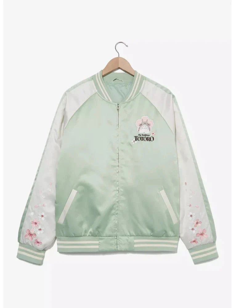 Studio Ghibli My Neighbor Totoro Catbus Sakura Jacket Clanton Jacket