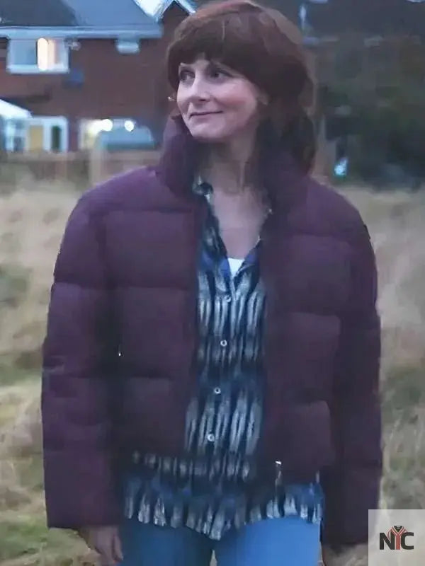 Such Brave Girls 2025 Louise Brealey Purple Jacket Clanton Jacket