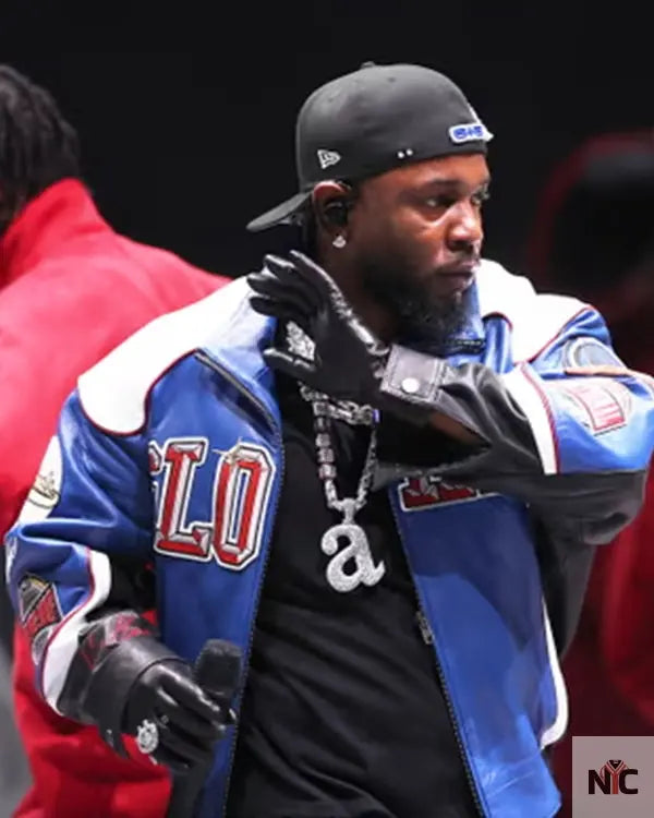 Super Bowl LIX Kendrick Lamar Halftime Show Jacket Clanton Jacket