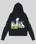 Super Bowl LX Zip Up Black Hoodie
