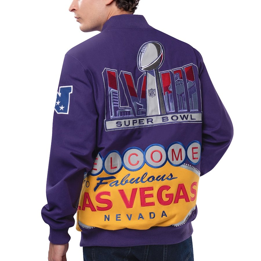 Super Bowl LVIII G-III Dynasty Las Vegas Racing Jacket Clanton Jacket