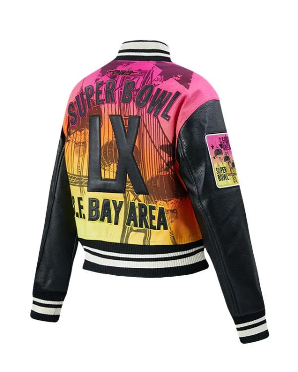 Super Bowl LX 2026 Women’s Varsity Jacket