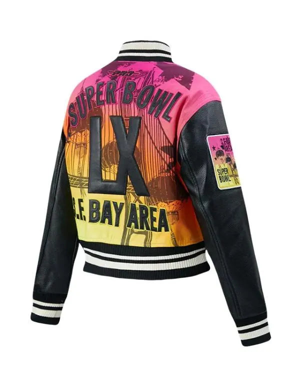 Super Bowl LX 2026 Women’s Varsity Jacket