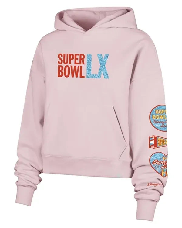 Super Bowl LX Crop Hoodie