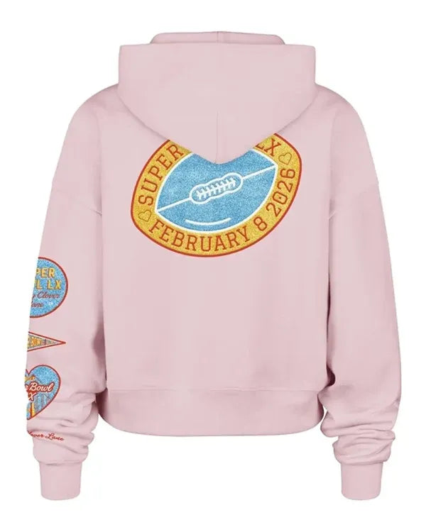 Super Bowl LX Crop Hoodie