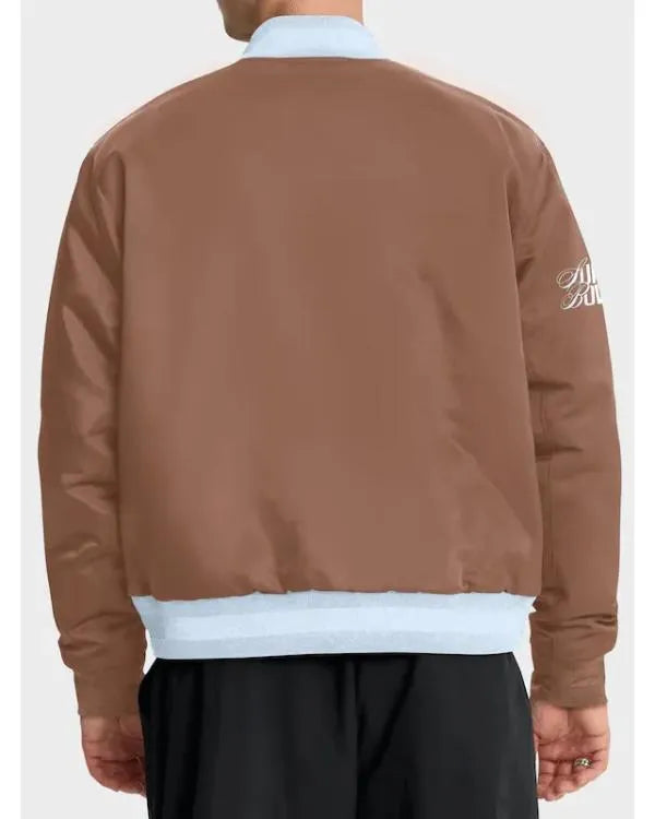 Super Bowl LX Legacy Brown Bomber Jacket