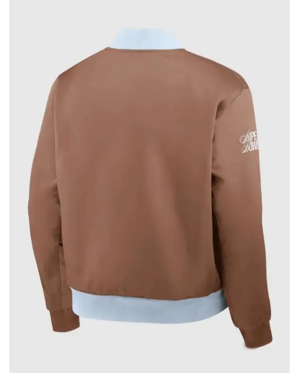 Super Bowl LX Legacy Brown Bomber Jacket