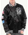 Super Bowl LX San Francisco Black Satin Jacket