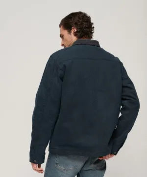 Superdry Mens Workwear Ranch Black Jacket