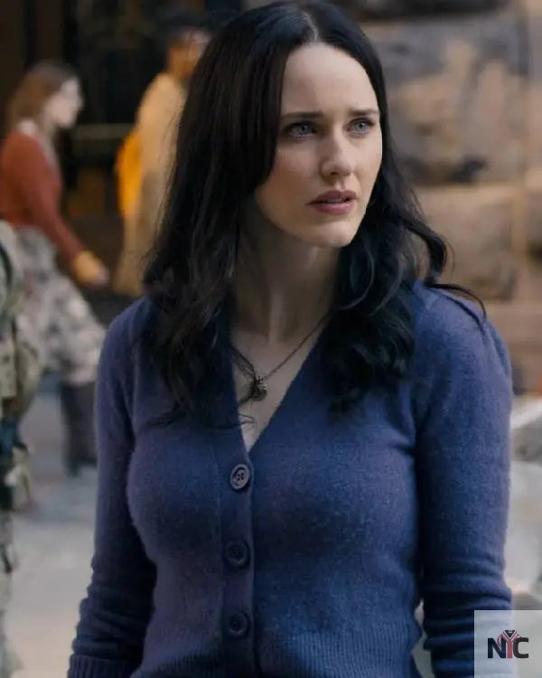 Superman 2025 Rachel Brosnahan Purple Cardigan Clanton Jacket