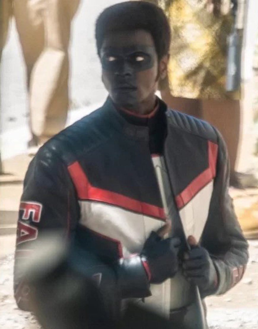 Superman 2025 Edi Gathegi Leather Jacket Clanton Jacket