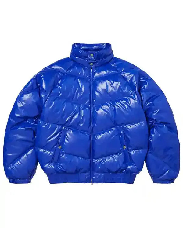Supreme Schott Shiny Puffer Jacket
