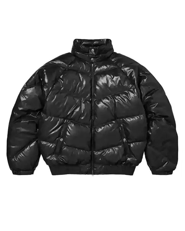 Supreme Schott Shiny Puffer Jacket