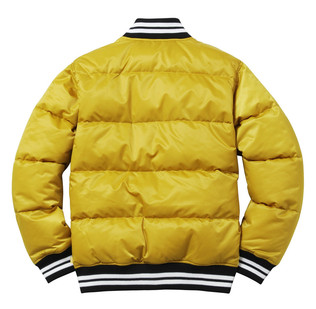 Supreme Black Puffy Varsity Jacket WorthVee