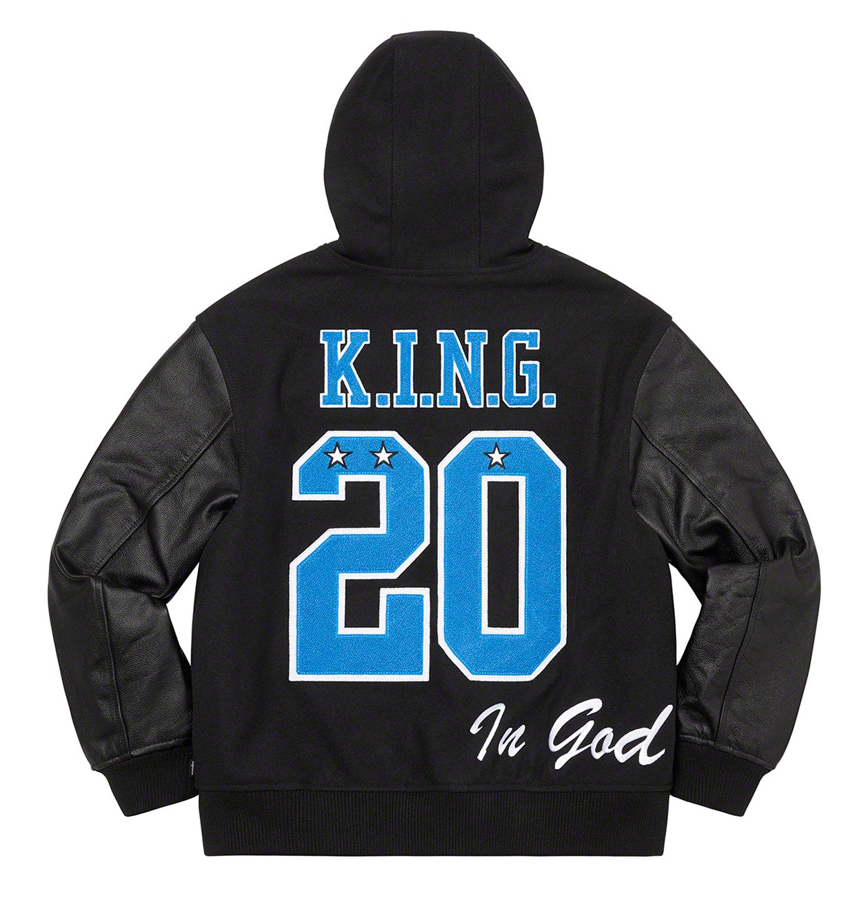 Supreme King Hooded Varsity Jacket WorthVee