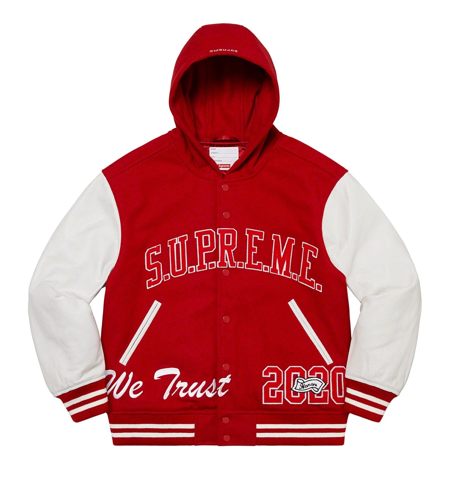 Supreme King Hooded Varsity Jacket WorthVee