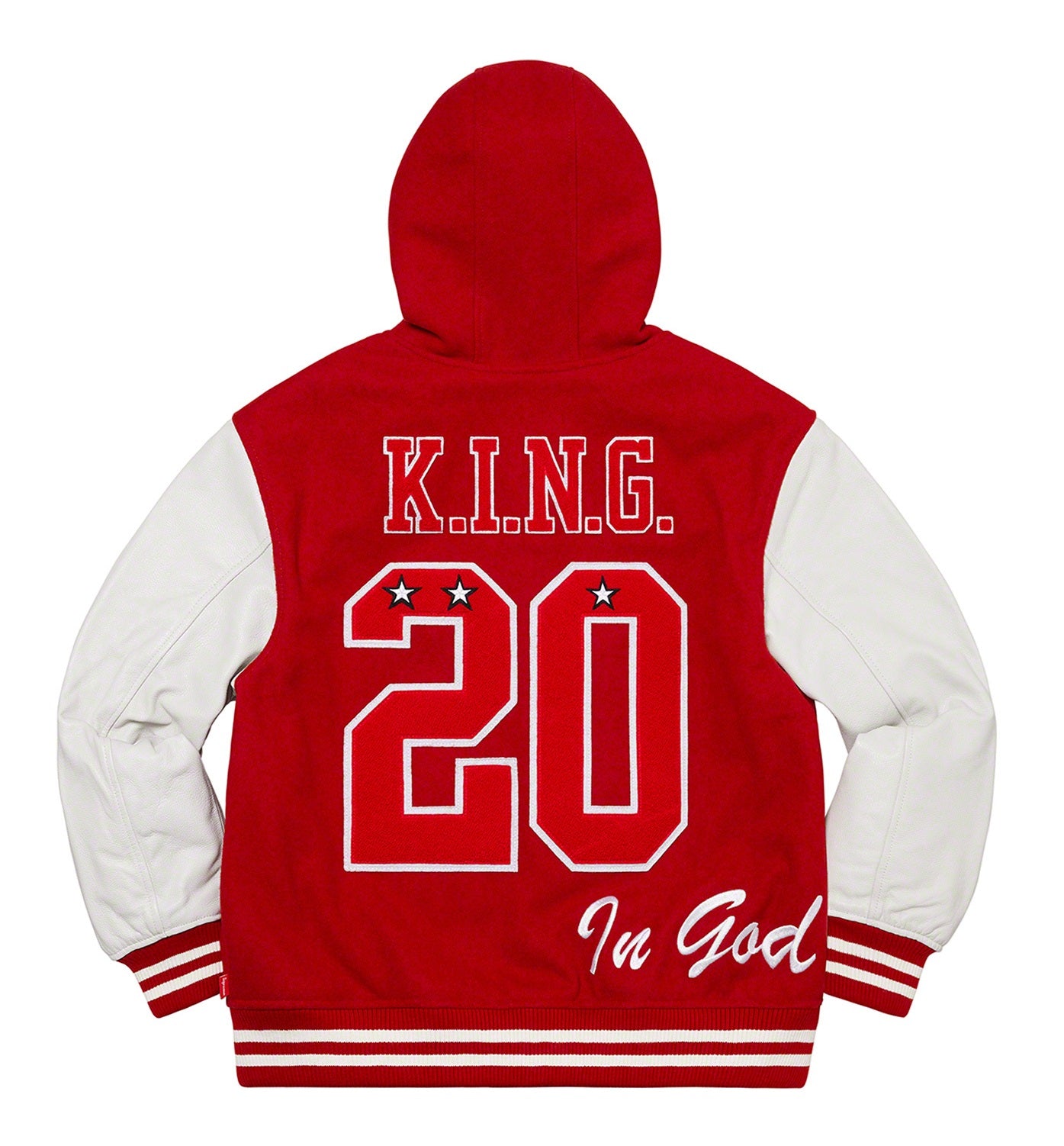Supreme King Hooded Varsity Jacket WorthVee